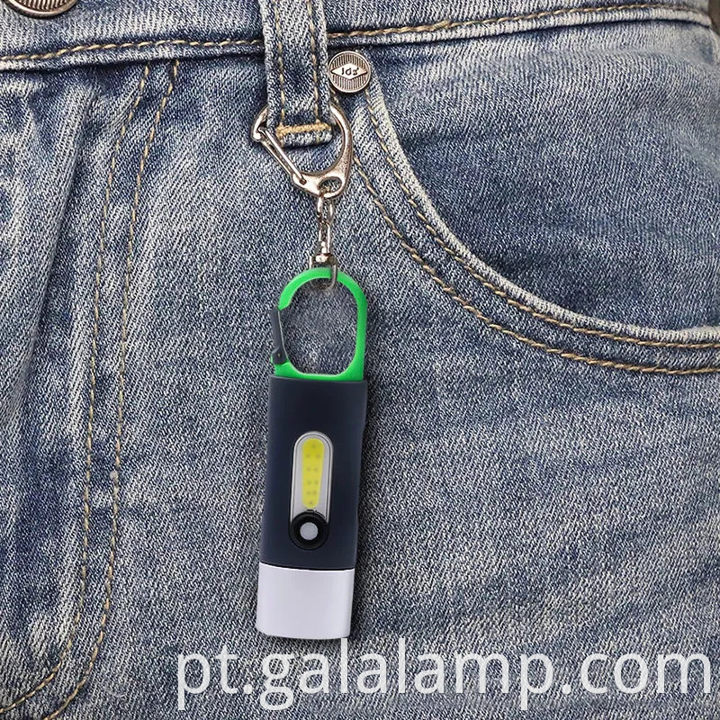 Lanterna recarregável tipo C Tipo C com holofotes brancos brilhantes